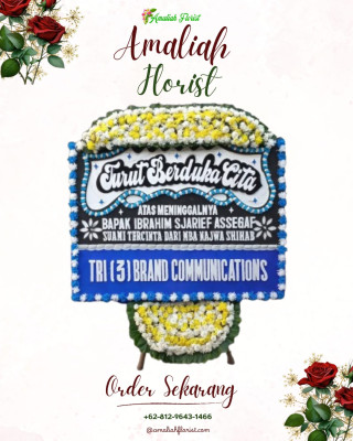 Papan Bunga Duka di Labuan Amas Utara